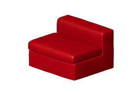 3D Sessel und Sofas - Stoffsofa - Cappellini - Cuba 25 - CUS32