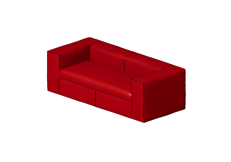 Poltronas y Sofás 3D - Sofá de tela - Cappellini - Cuba 25... Poltronas y Sofás 3D - Sofá de tela - Cappellini - Cuba 25...