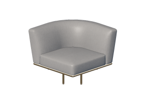 Sofás 3D - Sofá em tecido - Cappellini - Cap Martin Sunset - MS7 - MS7C