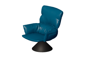 Divans 3D - Fauteuil en tissu - Cappellini - Lud&rsquo;o - LU2