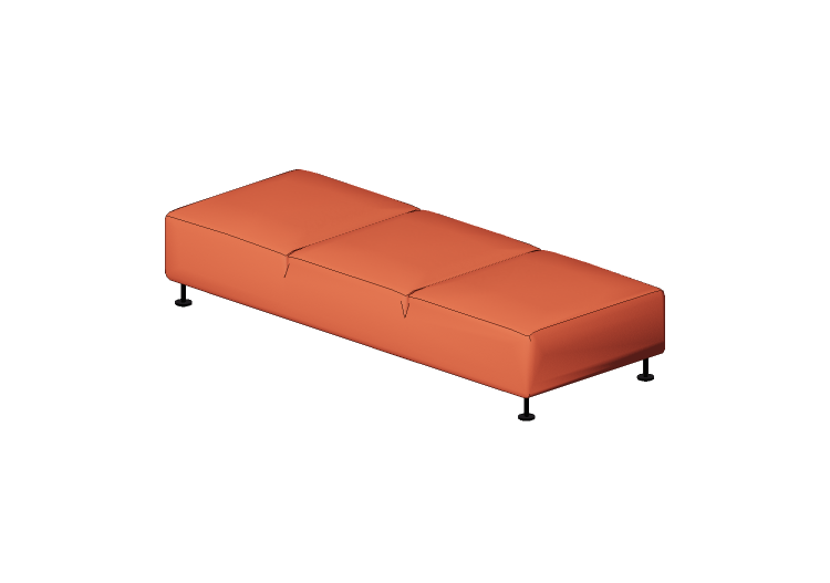 Sofás 3D - Sofá de couro - Cappellini - Gambetta - GM10 -... Sofás 3D - Sofá de couro - Cappellini - Gambetta - GM10 -...