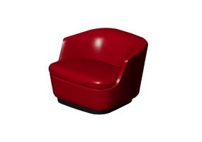 3D Sessel und Sofas - Stoffsessel - Cappellini - Orla - ORL1