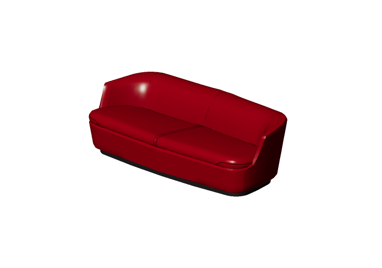 Divani 3D - Divano in tessuto - Cappellini - Orla - ORL2 -... Divani 3D - Divano in tessuto - Cappellini - Orla - ORL2 -...