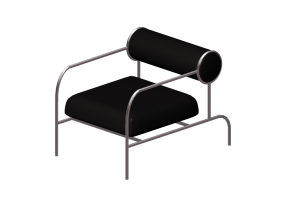 Chairs and Sofas 3D - Leather Armchair - Cappellini - Sofa with arms - PC17