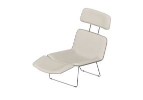 Chairs and Sofas 3D - Fabric Armchair - Cappellini - Spring - SG4T