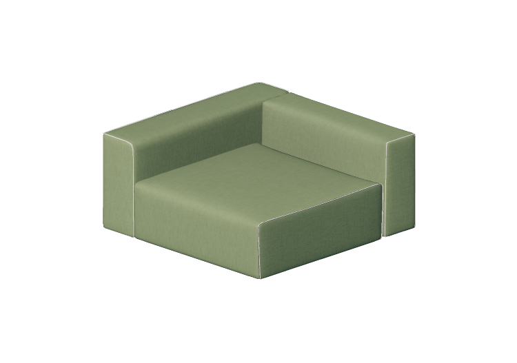Divani 3D - Divano in tessuto - Cappellini - Panda Sofa -... Divani 3D - Divano in tessuto - Cappellini - Panda Sofa -...