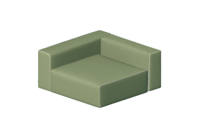 Poltronas y Sof&aacute;s 3D - Sof&aacute; de tela - Cappellini - Panda Sofa - PALX12BD