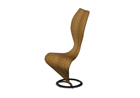 Chairs and Sofas 3D - Vimini Weaved Armchair- Cappellini - S-chair - TD1