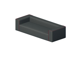 Divani 3D - Divano in tessuto - Cappellini - Panda Sofa - PALR25