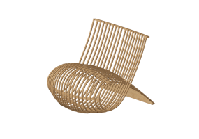 3D Sessel und Sofas - Holzsessel - Cappellini - Wooden Chair - MN30