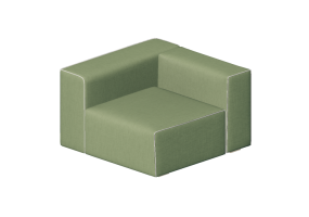 Poltronas y Sof&aacute;s 3D - Sof&aacute; de tela - Cappellini - Panda Sofa - PALR95BD