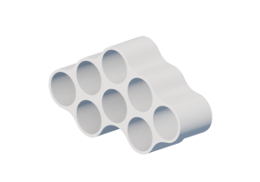 Librerie 3D - Libreria in legno - Cappellini - Cloud - CS1