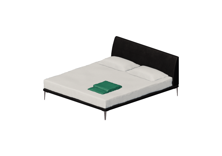 Camas 3D - Cama de casal - Cappellini - Bed - B180 -... Camas 3D - Cama de casal - Cappellini - Bed - B180 -...