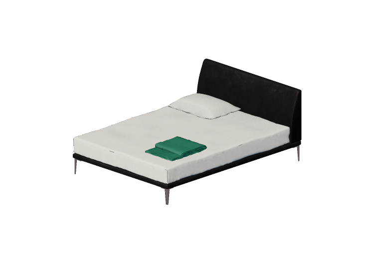 Camas 3D - Cama de casal - Cappellini - Bed - B152 -... Camas 3D - Cama de casal - Cappellini - Bed - B152 -...