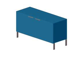 Arm&aacute;rios 3D - C&ocirc;moda de madeira envernizada - Cappellini - Brest - B2AV6Q - B2AV6QB