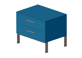 Arm&aacute;rios 3D - C&ocirc;moda de madeira envernizada - Cappellini - Brest - B2CS5Q - B2CS5QB