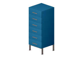 3D Schr&auml;nke und Kommoden - Kommode aus lackiertem Holz - Cappellini - Brest - B6CQDQ - B6CQDQB
