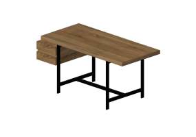 Scrivanie 3D - Scrivania in legno - Cappellini - Lochness - LH9L
