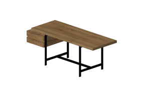 3D Desks - Wood Desk - Cappellini - Lochness - LH10L