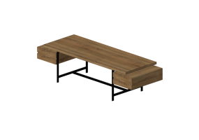 3D Schreibtische - Schreibtisch aus Holz - Cappellini - Lochness - LH8D