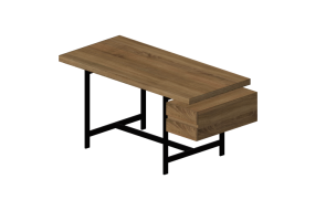 3D Schreibtische - Schreibtisch aus Holz - Cappellini - Lochness - LH9R