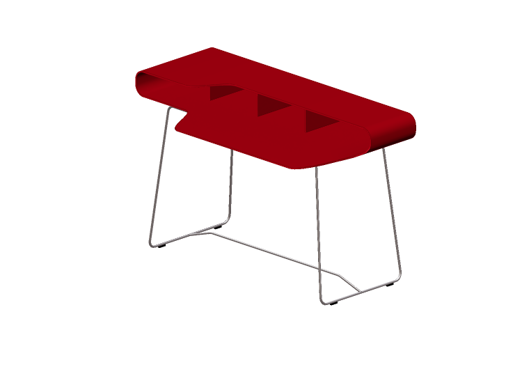 Escrivaninhas 3D - Mesa de madeira esmaltada - Cappellini -... Escrivaninhas 3D - Mesa de madeira esmaltada - Cappellini -...