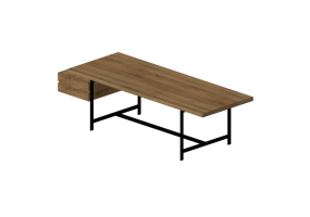 Escritorios 3D - Escritorio de madera - Cappellini - Lochness - LH8L
