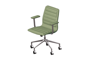 3D Chairs - Fabric chair - Cappellini - Lotus - LS35CBR