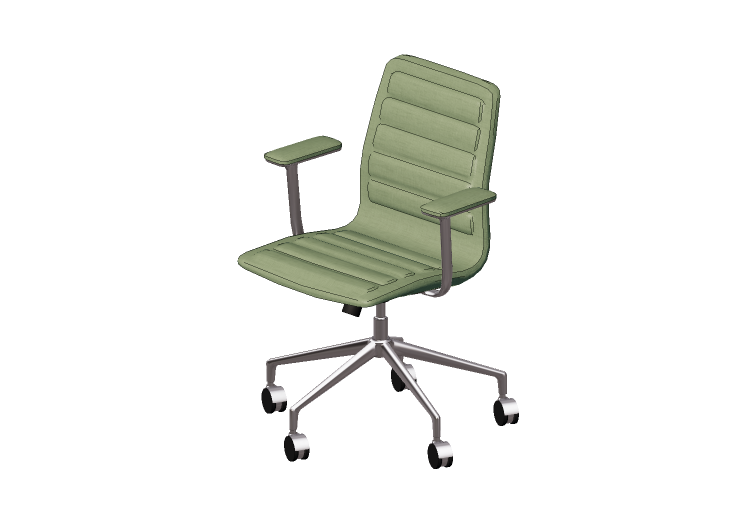 3D Chairs - Fabric chair - Cappellini - Lotus - LS35CBR -... 3D Chairs - Fabric chair - Cappellini - Lotus - LS35CBR -...