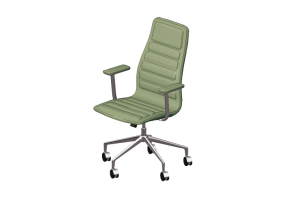Chaises 3D - Chaise en tissu - Cappellini - Lotus - LS45CBR