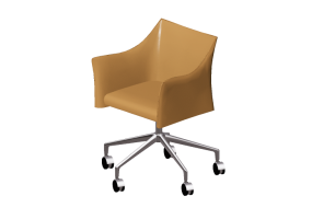 3D Sessel - Ledersessel - Cappellini - O-Cap - OCP5R