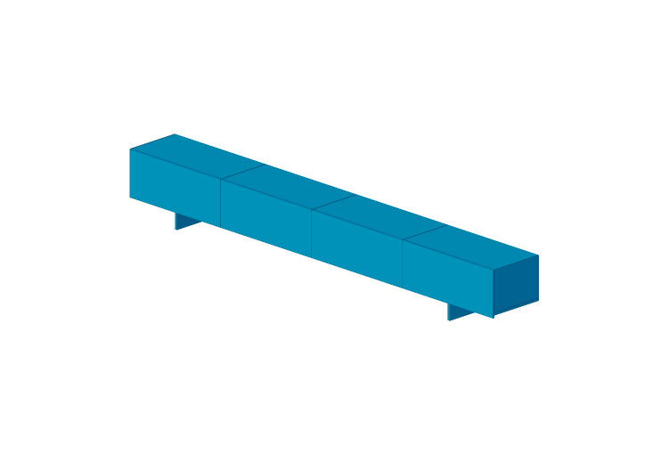 Librerie e Contenitori 3D - Contenitore in legno laccato -... Librerie e Contenitori 3D - Contenitore in legno laccato -...