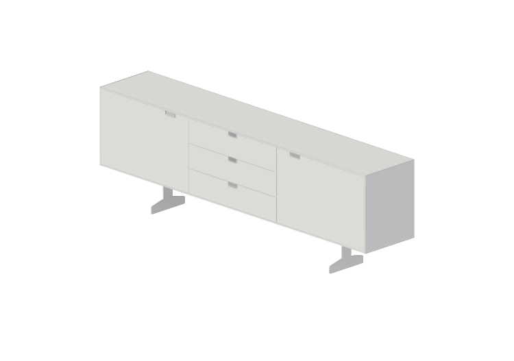 Librerie e Contenitori 3D - Contenitore in legno laccato -... Librerie e Contenitori 3D - Contenitore in legno laccato -...