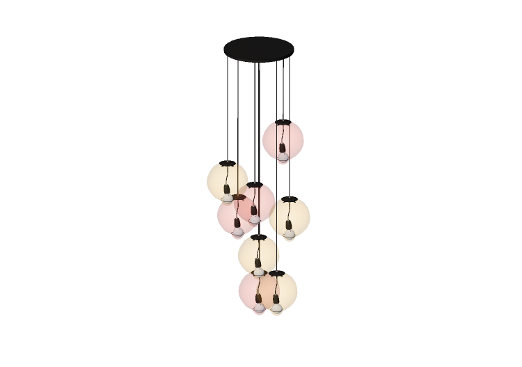 Lampada a sospensione 3D - Lampada a sospensione -... Lampada a sospensione 3D - Lampada a sospensione -...