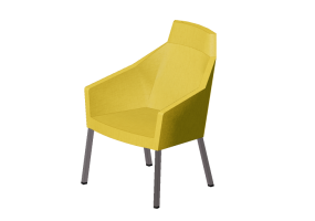 Chairs and Sofas 3D - Armchair with fabric lining - Casala - Parker III - 4761 - 11