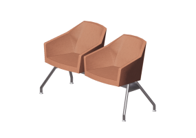 Sof&aacute;s 3D - Poltrona dupla em tecido - Casala - Parker - 2799 - 10