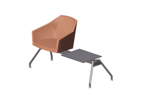 Chairs and Sofas 3D - Armchair with fabric lining - Casala - Parker