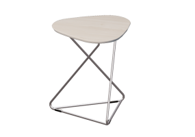 3D Tische - Couchtisch aus Holz - Cavaletti - Solo - 36113