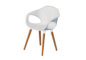 Cadeira 3D - Cadeira de pl&aacute;stico - Cavaletti - Stay - 33206
