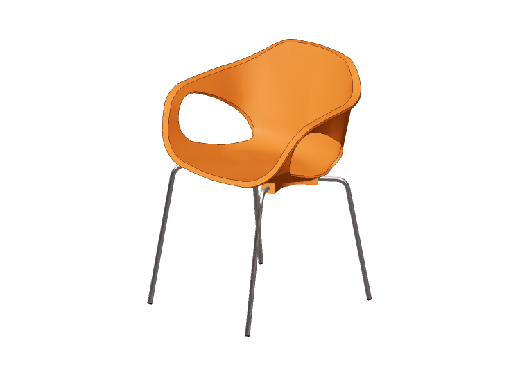 Sedie 3D - Sedia in plastica - Cavaletti - Stay - 33106 P -... Sedie 3D - Sedia in plastica - Cavaletti - Stay - 33106 P -...