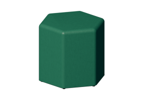 Sedie 3D - Pouf in tessuto - Cavaletti - Fun - Alto