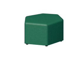 Sedie 3D - Pouf in tessuto - Cavaletti - Fun - Basso
