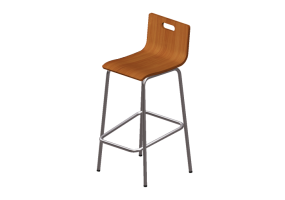 Chaises 3D - Chaise en bois - Cavaletti - Fun - 14020