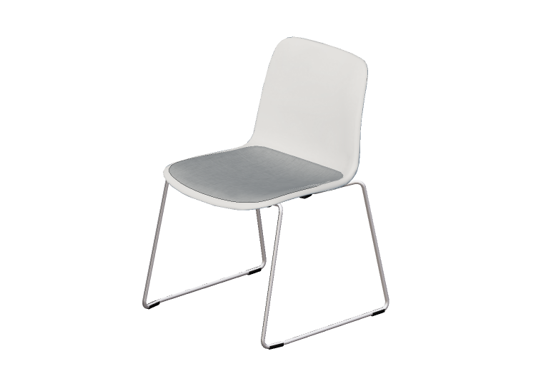 Sillas 3D - Silla con asiento de plástico - Cavaletti -... Sillas 3D - Silla con asiento de plástico - Cavaletti -...