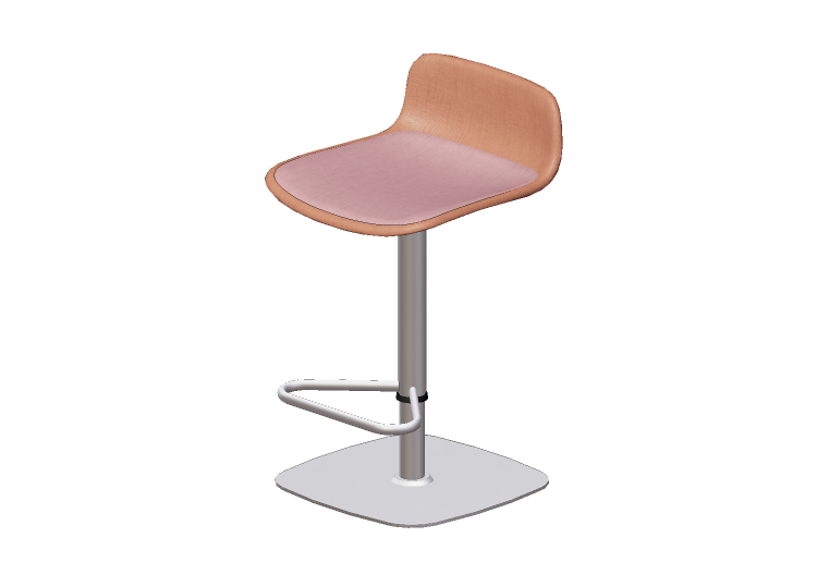 3D Stühle - Hocker mit Sitz-Teil aus Stoff - Cavaletti -... 3D Stühle - Hocker mit Sitz-Teil aus Stoff - Cavaletti -...