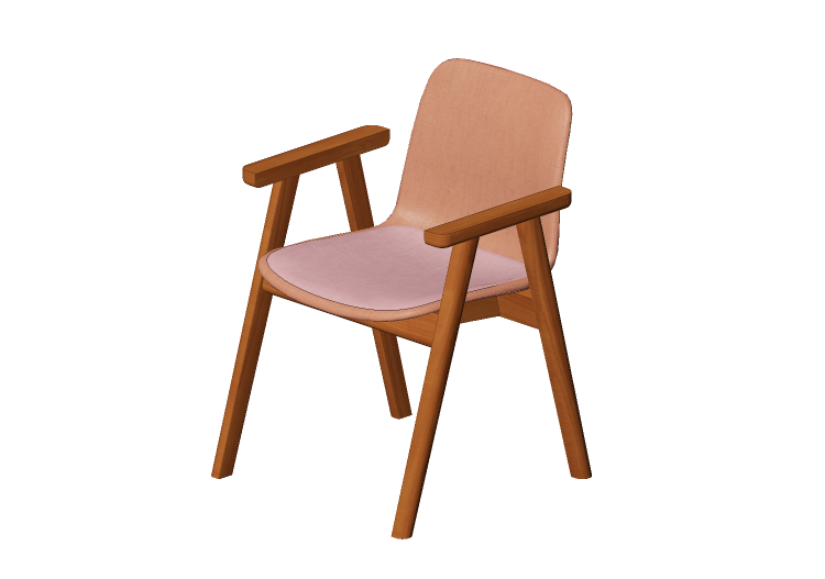 Sillas 3D - Silla con asiento de tela - Cavaletti - Match -... Sillas 3D - Silla con asiento de tela - Cavaletti - Match -...