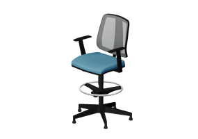 Chaises 3D - Chaise avec assise en tissu - Cavaletti - Flip - 43122