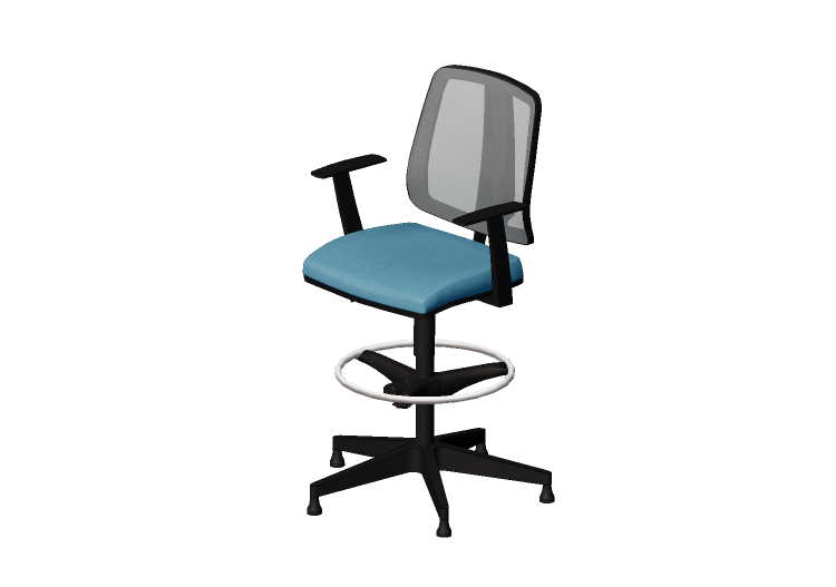 Sedie 3D - Sedia con seduta in tessuto - Cavaletti - Flip -... Sedie 3D - Sedia con seduta in tessuto - Cavaletti - Flip -...