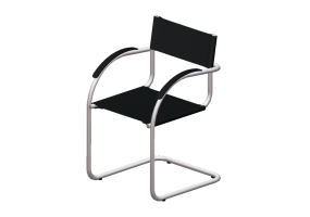 3D Chairs - Chair with leather seat - Cavaletti - Chroma - 14007