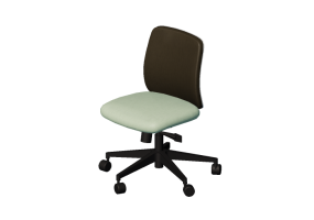 Sedie 3D - Sedia con seduta in tessuto - Cavaletti - Idea - 4202SR